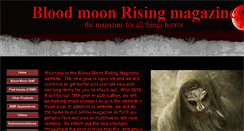 Desktop Screenshot of bloodmoonrisingmagazine.com