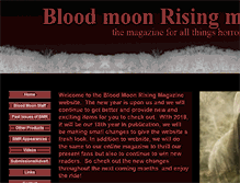 Tablet Screenshot of bloodmoonrisingmagazine.com